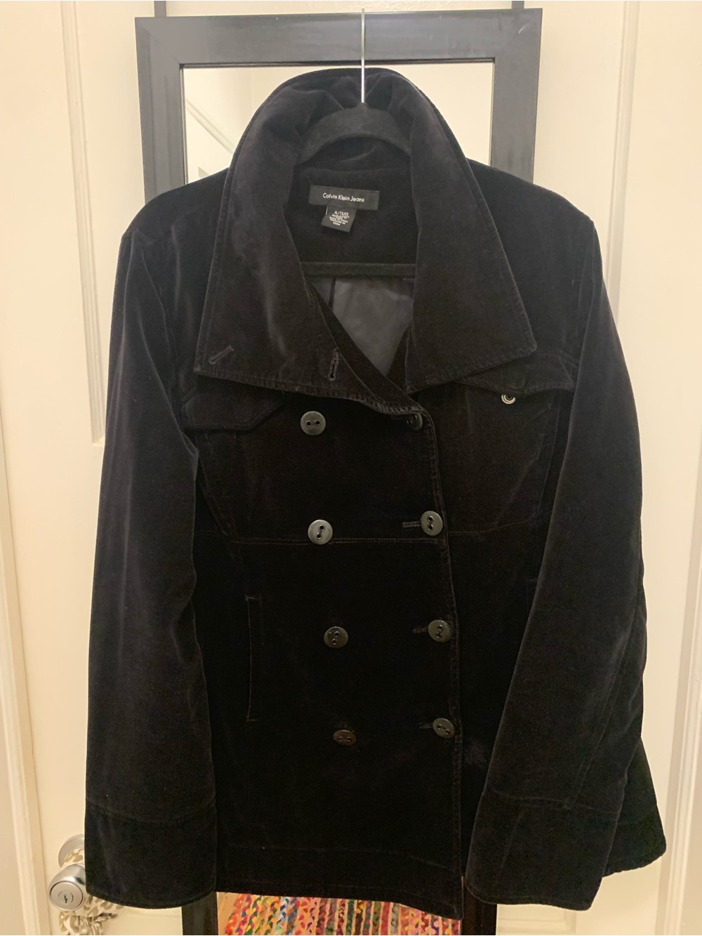 Calvin Klein Jeans Women's Black Double-Breasted Jacket